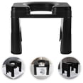 thumbnail image 1 of OULII Potty Step Stool Black PP Comfortable Feet Support Home Decor 1Set, 1 of 8