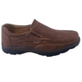 thumbnail image 3 of Mens Shoes Casual Comfort Slip On BROWN US7, 3 of 4