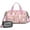 Cavalier King Charles, variant on Women Men Gym Bag,Dachshunds with Flowers Small Duffle Bag Spend the Night Bags for Women with Shoes Compartment Washbag,Detachable Shoulder Strap,19.7x8.3x11 Inches
