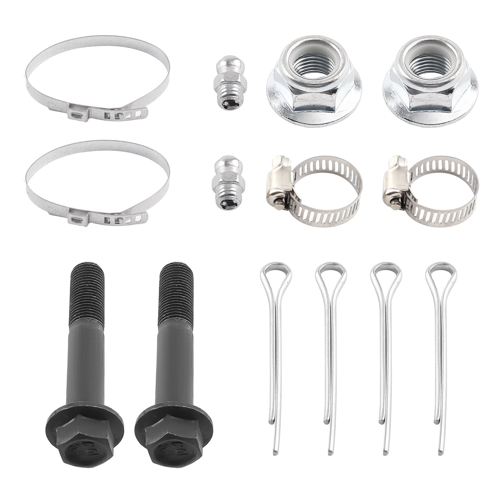 maXpeedingrods 10Pc Front Lower Upper Control Arm Kit for Nissan Titan 2004-2015 Nissan Armada 2005-2015 Infiniti QX56 2004-2010, Suspension Kit w/Ball Joints Outer Inner Tie Rods Boots