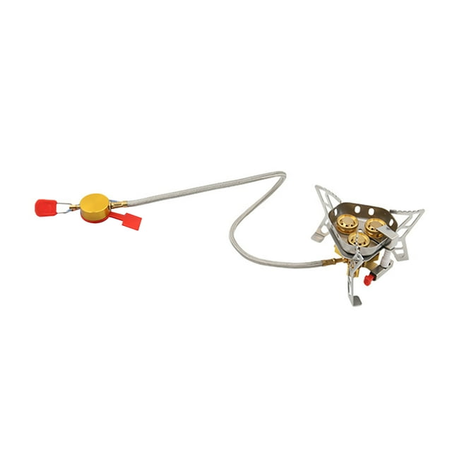 6800W High-Power Camping Burner Stove Brass Burner, Fast Heating, Windproof, Safe Gas Use