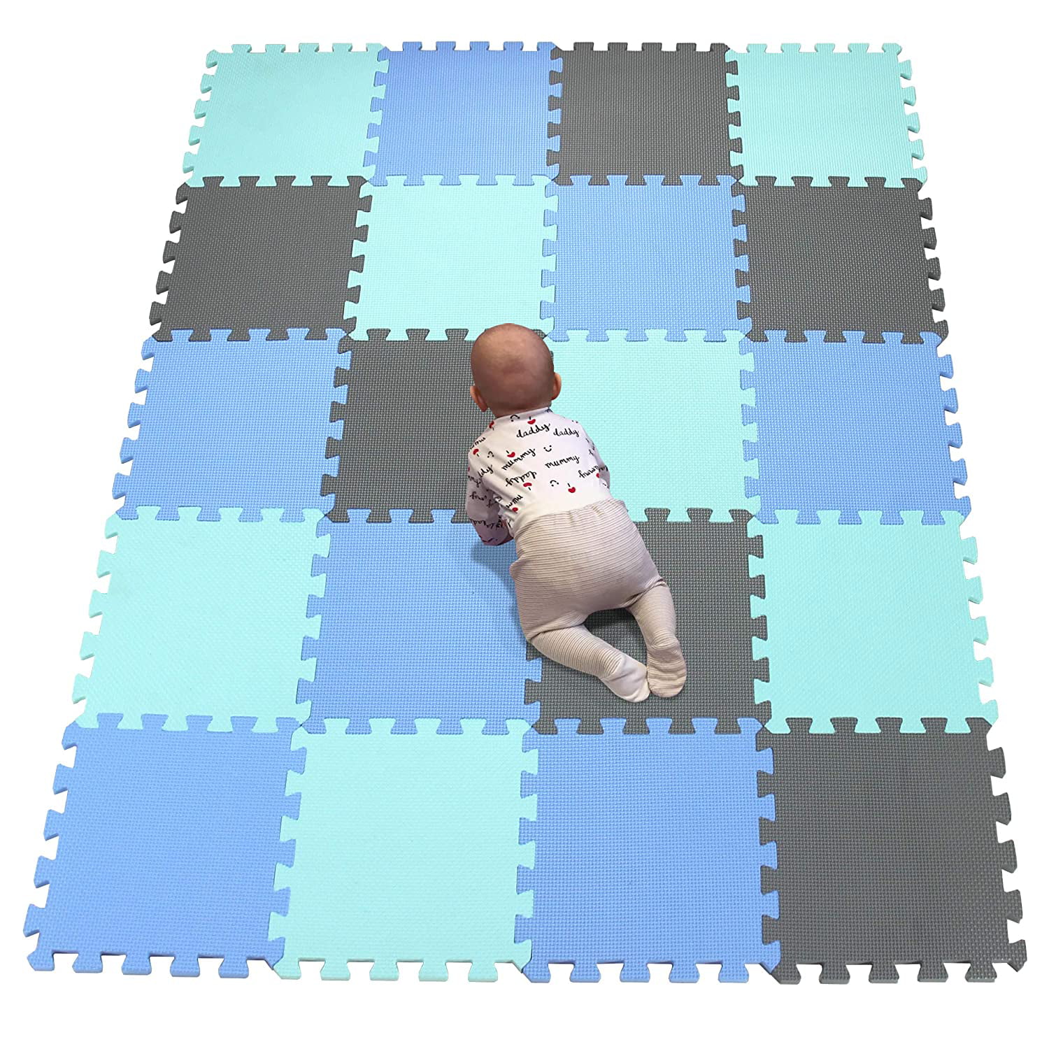30x30cm Interlocking Baby Floor EVA Soft Foam Play Mats Crawling Puzzle 20pcs
