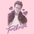 thumbnail image 2 of Junior's Footloose Purple Ren McCormack Portrait Graphic Tee Light Pink 2X Large, 2 of 3