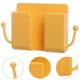 thumbnail image 1 of unbranded Soporte De Teléfono Montado En Pared Con Adhesivo Y Almacenaje Amarillo, 1 of 7