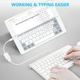 thumbnail image 4 of (2 Pack)Lightning to USB Camera Adapter,USB 3.0 OTG Data Sync Cable Adapter Compatible with iPhone,USB Female Supports Connect Card Reader,U Disk,Keyboard,USB Flash Drive[Apple MFi Certified]Plug&Play, 4 of 7