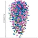 thumbnail image 2 of Flores artificiales, flores falsas, flores de imitación, violeta simulada, Phalaenopsis, cesta colgante de ratán para colgar en la pared, para exteriores, decoración de patio, simulación decorativa pa, 2 of 2