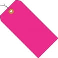 thumbnail image 2 of The Packaging Wholesalers Shipping Tags Pre-Wired 13 Pt. 4 3/4" x 2 3/8" Fluorescent Pink 1000/Case, 2 of 2