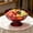 Red, variant on Djiypn Fruit Basket Fruit Bowl for Kitchen Counter - Plastic Pedestal Bowl with Flower Edge, Decorative Serving Frutero for Produce and Vegetable Storage, Plastic Decorative Gift Idea, Red