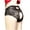 Black, variant on Wancir Women's Hi-Cut Panties, Lace Floral Underwear, High-Waisted Smoothing Panty Briefs Open File Underpant