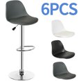 thumbnail image 1 of 6 x Taburetes de Bar/Taburetes de Cocina, Silla de Bar Tapizada PU, Altura Ajustable y rotación de 360° - Gris esquí esquí Gafas de esquí, 1 of 5