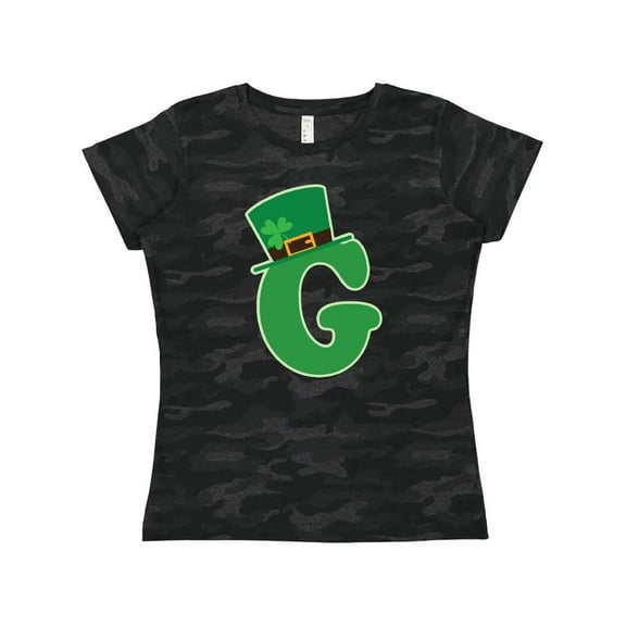 Inktastic Irish St Patricks Day Letter G Monogram Women's T-Shirt