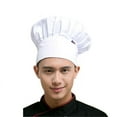 thumbnail image 3 of &nbsp;Personalized Custom Chef Hat Adjustable Elastic Baker Kitchen Cooking Chef Cap Embroidered or Print Text & Logo, 3 of 3