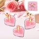 thumbnail image 1 of Vela de cera de soja perfumada en forma de corazón | Vela romántica para una cena de cumpleaños | Larga duración con aromas de ylang, rosa, jazmín y osmanto | Vela aromática decorativa para regalar, 1 of 6