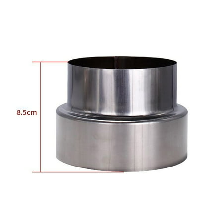 

Stainless Steel Flue Liner Reducer Tubing Connector Chimney Adaptor Stove Pipe