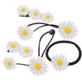 thumbnail image 1 of KAKOWELY 6PCS Set Daisy Shape Hair Band Hair Rope Elegant Flower Shape Practical Hair Clip,3.15"X1.97"X0.39", 1 of 4