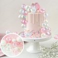thumbnail image 5 of 32 Piezas De Selecciones De Pastel De Bolas, Decoración De Pastel Con Forma De Bola Colorida, Bolas De Perlas, Decoración De Pastel De Magdalenas Para Suministros De Decoración De Boda, Fiesta De Cump, 5 of 5