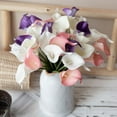 thumbnail image 1 of Visland 10PCS RealTouch Artificial Calla Lily Flowers for Wedding Bouquets, centerpieces, and Floral Decor, 1 of 7