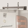 thumbnail image 2 of Fits 2015-2023 Ford F-150 BackRack Ladder Rack 11523 Rear Bar; Stake Pocket Mount; Direct-Fit; 3 Inch Height; Non-Adjustable; Use With Backrack Cab Guard; Powder Coated; Black; Aluminum, 2 of 2