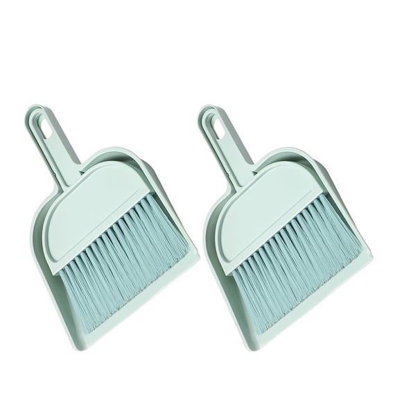 WASHWEPE 1Jgo Kit Escoba Y Recogedor Pequeño En Plástico Resistente Para Uso En Hogar
