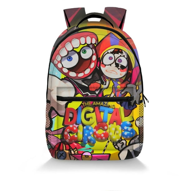 Mochila THE AMAZING DIGITAL CIRCUS School Bags For Teenage kids Backpack Travel Backpack Student notebook Bookbag Anime bag Walmart en linea
