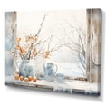thumbnail image 2 of Designart "Floral Fantasy Daydream III" Landscapes Wall Art - Modern Yellow Abstract Landscapes Entryway Wall Art Print, 2 of 4