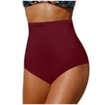 thumbnail image 2 of PEASKJP High Waisted Bikini Bottoms Womens Bikini Bottoms Full Coverage Bathing Swimsuit Adjustable Ruched Side Tie Swim Briefs (Wine,XXL), 2 of 9