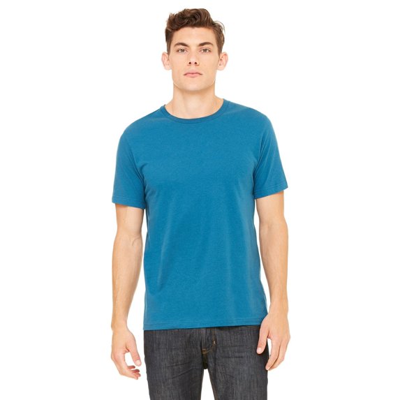 The Bella + Canvas Unisex Jersey Short Sleeve T-Shirt - DEEP TEAL - M
