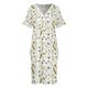 thumbnail image 4 of Vestido de noche elegante y bonito para mujer vestido blanco holgado con bolsillos con diseño de abejas y flores salvajes, 4 of 7