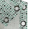 thumbnail image 3 of Ambesonne Modern Grommet Curtain Single Panel, Geometrical Circles Dots, 50"x60", Hunter Green Turquoise, 3 of 5