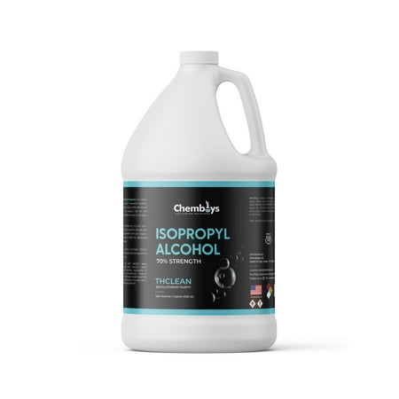 Chemboys Isopropyl Alcohol 70% - High Purity Industrial Grade Bulk 70 Percent Isopropanol for Cleaning - Made in USA | 1 Gallon (128 fl oz)