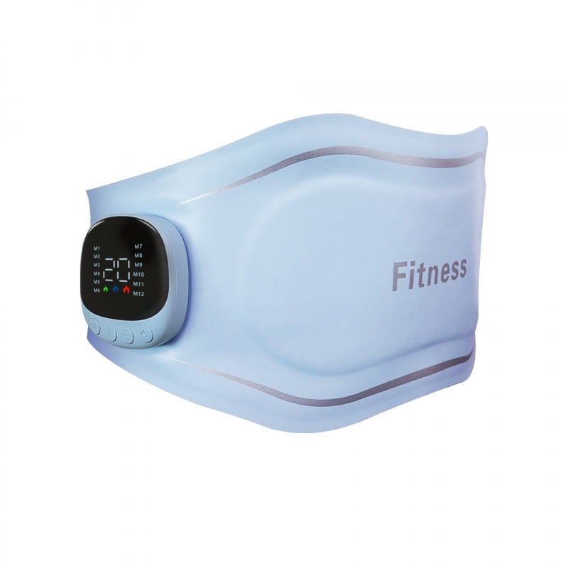 Wireless Relaxation Belt with Soothing Heat, Red Light & Multi-Mode Massage, Portable Body Wrap with Remote for Back and Waist Comfort and Stress Relief