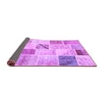 thumbnail image 2 of Ahgly Company Indoor Rectangle Patchwork Purple Transitional Area Rugs, 4' x 6', 2 of 4