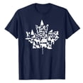 thumbnail image 4 of Gpoecd T-Shirts à Col Rond pour Femmes Femmes Mode Imprimé Décontracté Manches à Pois Haut à Col Rond Hauts d'Été pour Femmes Bleu Foncé,TG, 4 of 5