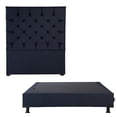 thumbnail image 1 of Box Base Cama Queen Size + Cabecera Capri Azul, 1 of 8