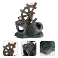 thumbnail image 3 of NUOLUX Aquarium Fish Decortank Bubbler Pump Flower Succulents Desktop Ornament Trunk Tree Water Bowl Air Bubbling Stone Shelter, 3 of 6