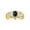 Black Star Sapphire, variant on Men's Rings Yellow Gold Plated Silver Classic 7X5MM Oval Gemstone & Diamond Ring Amethyst February Birthstone Rings For Men Size 12