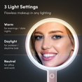 thumbnail image 3 of Fancii Cami 4-in-1 Lighted Vanity Mirror (Pink), 3 of 9