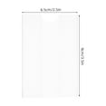 thumbnail image 2 of PAMINGONO Transparent Acrylic Price Tag Holders Rectangular Shops Text Advertisement 30Pcs, 2 of 8