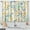 Colorful Leaves, variant on Farmhouse Country Wood Kitchen Curtains - Wooden Barn Door Vintage Short Tier Curtains Over Sink Natural Rustic Farm Decor Rod Pocket Window Drapes 36 Inch Length 2 Panel Set, 28"x36"