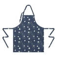 thumbnail image 2 of Pioneer Flower Floral Print Pattern Apron for Women and Men, Cotton Linen Waterproof with Pockets, Adjustable, 33x27 Inch for Kitchen, Gardening, BBQ, Salon, 2 of 6
