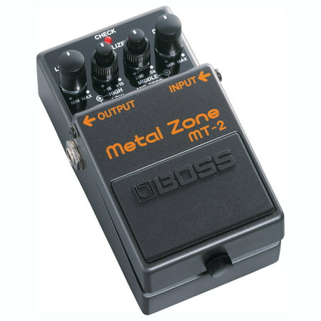 Boss MT-2 Metal Zone Multi Effects Stomp Amp Guitar Processor Pedal (Best Amp For Boss Gt 100)
