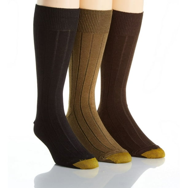 GOLDTOE - Gold Toe Men's Hampton Reinforced Toe Socks, 3 Pack - Walmart ...