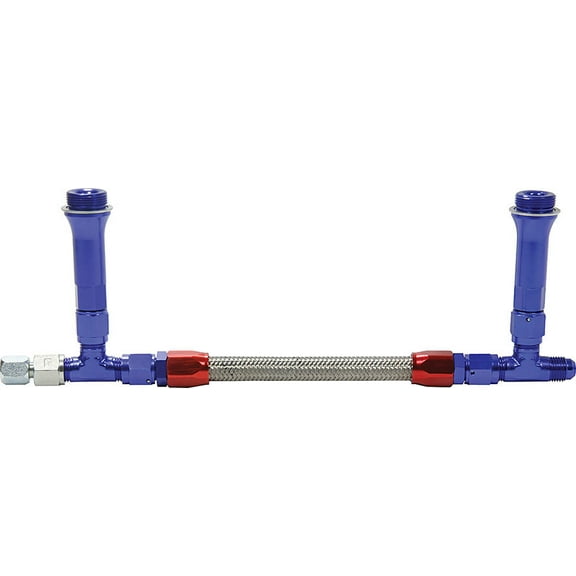 Fuel Line Kit 9-5/16in Std Holley -6AN Blue