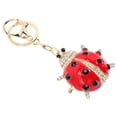 thumbnail image 3 of KAKOWELY Rhinestone Keychain Adorable Ladybug Key Chain Bag Hanging Pendant Key Pendant,4.33X"X2.17"X0.69", 3 of 4