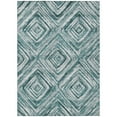 thumbnail image 2 of Addison Rugs Chantille Indoor/Outdoor Transitional Diamonds Teal Washable Rectangle Rug, 10' x 14', 2 of 6