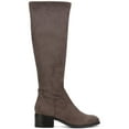 thumbnail image 2 of Kenneth Cole Reaction Womens Salt Stretch Zipper Block Heel Knee-High Boots, 2 of 3
