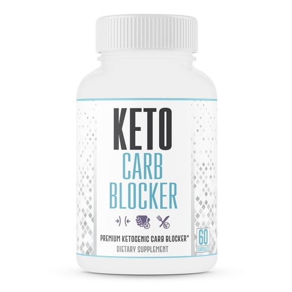 Max Strength Keto Carb Blocker Pills 1200mg – Block the Absorption of Carbs – Minimize Cheat Meals & Maintain Ketosis – for Men & Women - Made in USA - 60 Capsules