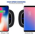 thumbnail image 3 of Ultra Slim Wireless Charger 7.5W and 10W Fast Charging Pad Compatible With ASUS Google Nexus 7 - Blackberry Z30 - BLU Vivo XI Plus - Google Pixel 3 XL - HTC Droid DNA P5K, 3 of 6