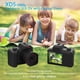 thumbnail image 4 of Cámara digital SLR, grabadora 30x HD, videocámara dual para niños con modo de espera prolongado y carga USB, para niños, niñas, niños, estudiantes y personas mayores., 4 of 9
