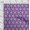 Purple, variant on oneOone Organic Cotton Poplin Twill Fabric Floral Block Printed Craft Fabric BTY 42 Inch Wide
